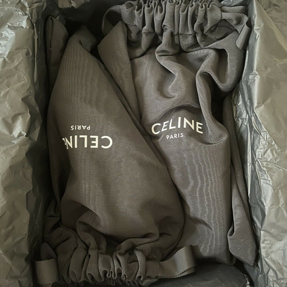 CÉLINE Triomphe Sandal in Calfskin Burgundy Size38 - Picture 10 of 10